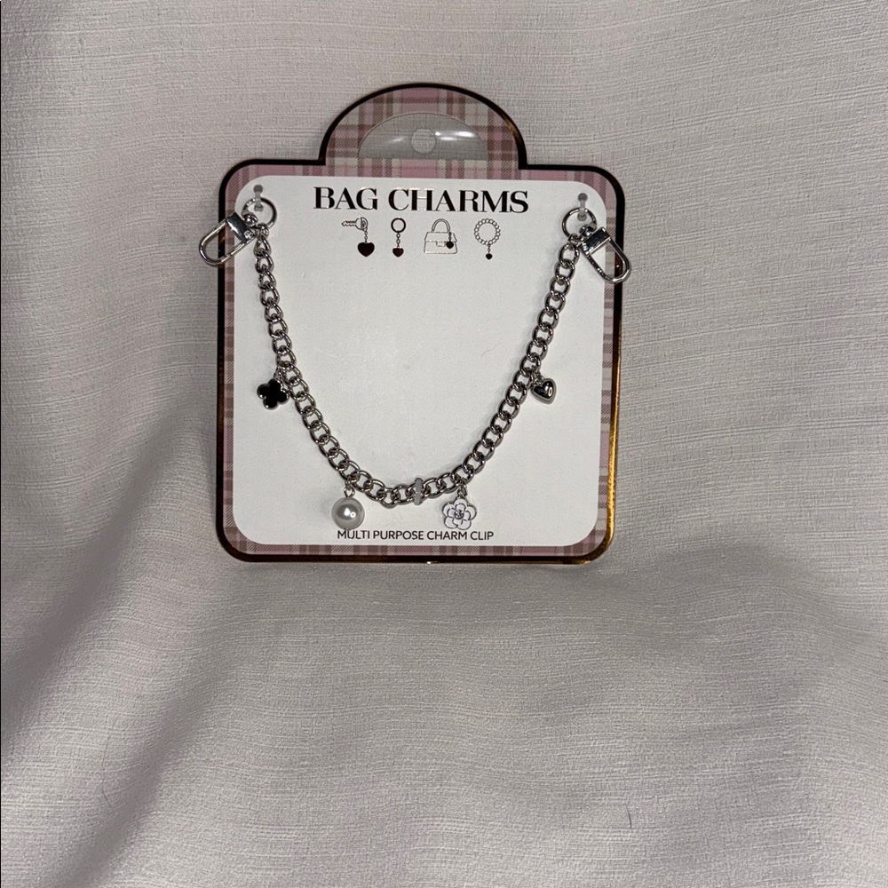 Silver Bag Charm With Accessories - Picture 2 of 5